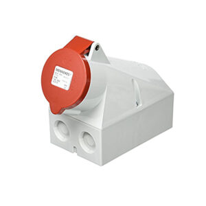 TOMA VISIBLE 32AMP 2P+T 415V ROJO 9H IP44 LIBRE DE HALOGENO 1422