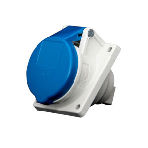 TOMA EMPOTRABLE 16AMP 3P+T 250V AZUL 9H IP44 1466