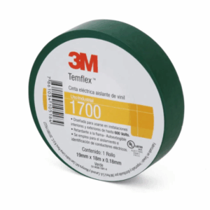 CINTA AISLANTE VERDE TEMFLEX 1700 3M