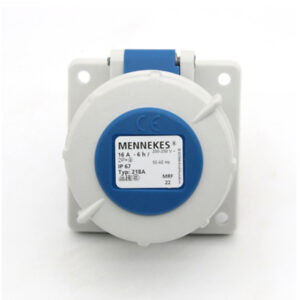 TOMA EMPOTRABLE 16AMP 2P+T 230V 6H AZUL (AMAXX) IP67 218A