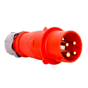 ENCHUFE 16AMP 3P+T 415V ROJO 6H IP44 252