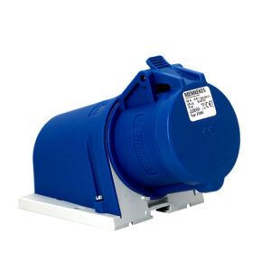 TOMA VISIBLE 32AMP 2P+T 250V AZUL 6H IP44 LIBRE DE HALOGENO 27005