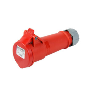 TOMA AEREO 16AMP 2P+T 415V ROJO 9H IP44 511