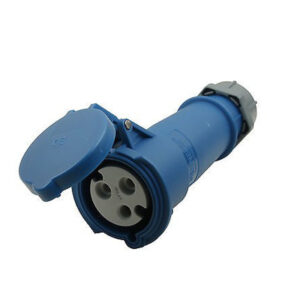 TOMA AEREO 32AMP 2P+T 250V AZUL 6H IP44 522