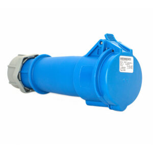 TOMA AEREO 32AMP 3P+T 250V AZUL 9H IP44 525