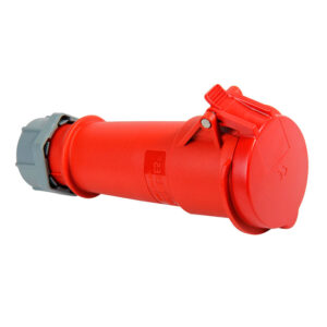 TOMA AEREO 32AMP 3P+T 415V ROJO 6H IP44 526