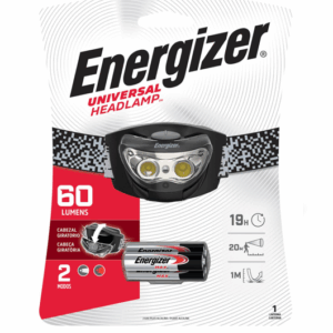 LINTERNA FRONTAL HEADLIGHT 60 LUMENS ENERGIZER