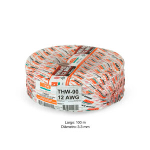 CABLE INDECO THW-90 12 AWG COLOR BLANCO