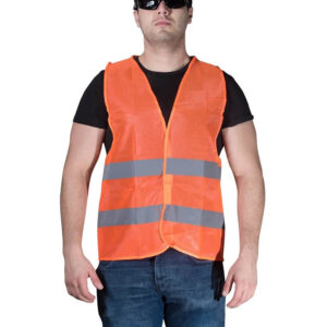 CHALECO DE SEGURIDAD REFLECTIVO LIGERO NARANJA