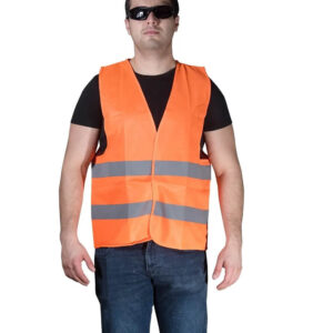 CHALECO DE SEGURIDAD REFLECTIVO PESADO NARANJA