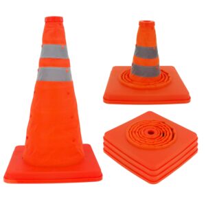 CONOS DE 70 CM CON 2 CINTA REFLECTIVA CON BASE DE JEBE