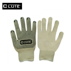 GUANTES DE HILO CON PUNTOS DE PVC PALMA Y DORSO CLUTE