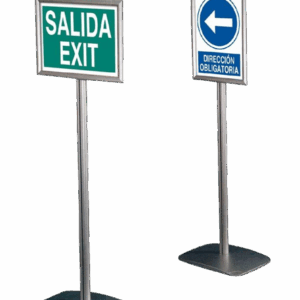 SEÑAL DE 40 X 80 CM EN ALUMINIO VARIOS