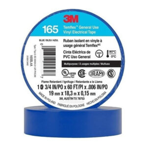 Cinta electrica aislante 3M 165 azul