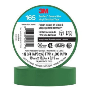 Cinta electrica aislante 3M 165 verde